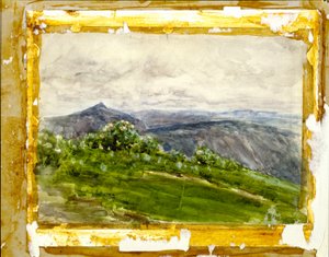 Paisaje de montaña, Highlands, Carolina del Norte de Henry Ossawa Tanner