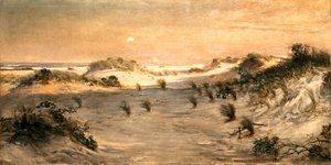 Las dunas de arena al atardecer, Atlantic City de Henry Ossawa Tanner