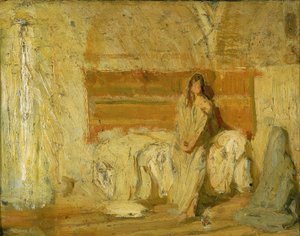 Estudio para la Anunciación de Henry Ossawa Tanner