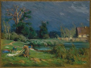 La lavandera de Henry Ossawa Tanner