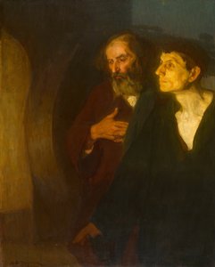 Los Dos Discípulos en la Tumba, c. 1906 de Henry Ossawa Tanner