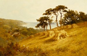 Tiempo de cosecha, Fairlight, Sussex de Henry Parker
