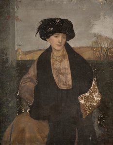 Retrato de la Sra. Lester de Slad Valley, Stroud, 1914