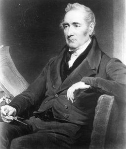 George Stephenson, grabado por Charles Turner, 1838 de Henry Perronet Briggs