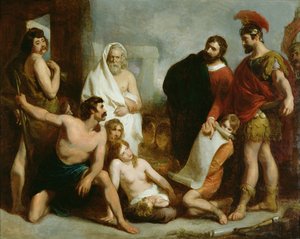 Los romanos enseñan las artes mecánicas a los antiguos británicos