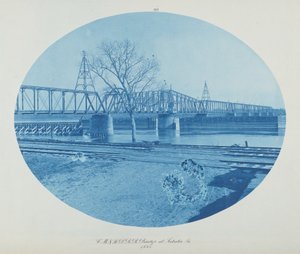 Puente C.M. & St. P. RR en Sabula, Ia.