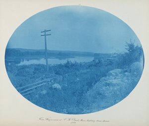 Desde Wagon Road en S. St. Paul, Minn. Mirando río abajo