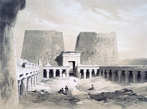 Edfu, siglo XIX de Henry Pilleau