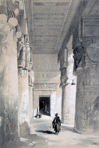 Templo de Denderah, Egipto, siglo XIX de Henry Pilleau