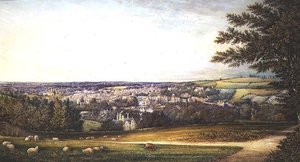 Guildford desde el suroeste de Henry Prosser