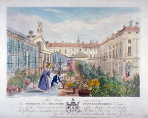 Terraza de los Conservatorios de Bedford en el Mercado de Covent Garden, Westminster, Londres de Henry Pyall