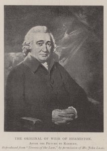 El Original de Weir de Hermiston de Henry Raeburn