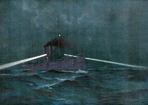 La aplicación de las leyes de neutralidad con España, el crucero Montgomery y el cañonero Annapolis patrullando aguas cubanas en busca de un balandro filibustero de Henry Reuterdahl
