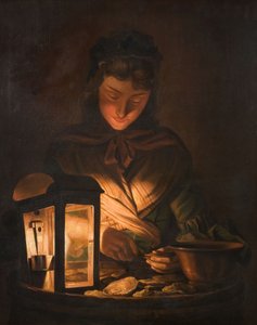 Chica de las ostras de Henry Robert Morland