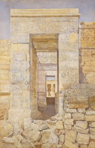 Entrada este, Sala de Tiberio, Templo de Isis, Filé, 1905
