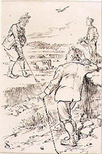 El Golfista Ganador, ilustración de la revista 