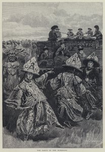 La danza de los Burkhans (litografía)
