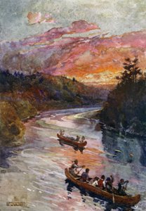 Navegando en agua dulce de Henry Sandham