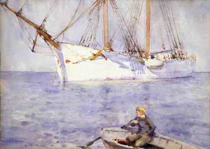 Efecto de atardecer de Henry Scott Tuke