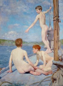 Los bañistas de Henry Scott Tuke