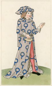 Un caballero de la Jarretera, c.1470 de Henry Shaw