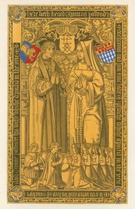 De un latón, en la Iglesia de Santa María Key Ipswich, 1525 de Henry Shaw