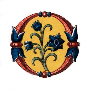 Letra inicial O, finales del siglo XV, 1843 de Henry Shaw