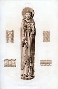 Rey Clodoveo I, c1100, 1843 de Henry Shaw