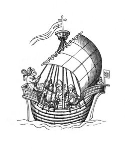 Barco de vela, 1445, 1843