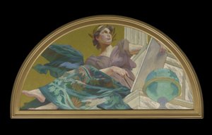 Musa de la astronomía, 1893 de Henry Siddons Mowbray