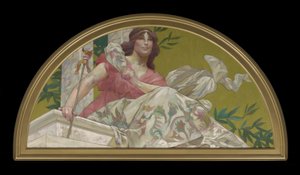 Musa de la comedia, 1893 de Henry Siddons Mowbray