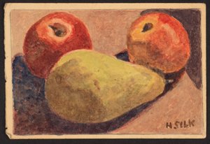 Manzanas y peras, c.1930 de Henry Silk