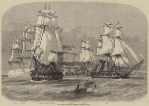 El Escuadrón Volador entrando en Plymouth Sound de Henry Spernon Tozer