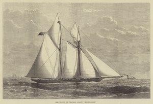 El yate Hildegarde del Príncipe de Gales de Henry Spernon Tozer