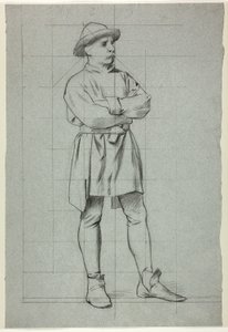 Hombre de pie con los brazos cruzados