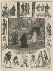 La princesa Ida en el Teatro Savoy (grabado)