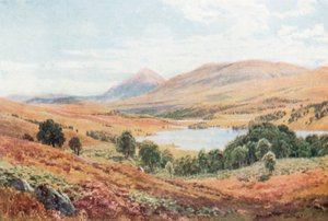 Tomdoun, Glen Garry, Inverness-Shire (litografía en color)