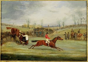 Una carrera de obstáculos, otra valla de Henry Thomas Alken