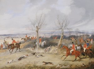 Escena de Caza, En Plena Persecución de Henry Thomas Alken