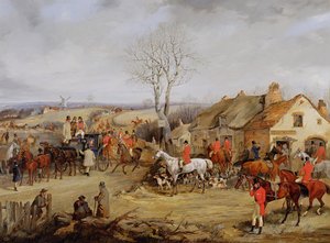 Escena de caza, La reunión de Henry Thomas Alken