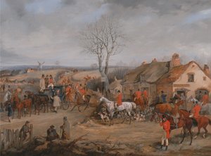Escena de caza: El encuentro de Henry Thomas Alken
