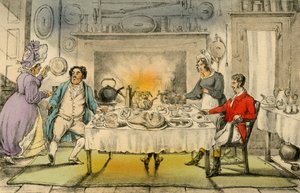 El desayuno de caza del Sr. Jorrocks: una terrible sorpresa, 1838 de Henry Thomas Alken