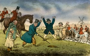 El viejo Tom, la liebre veterana, y sus experiencias (1838) de Henry Thomas Alken