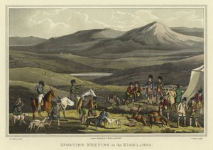 Reunión Deportiva en las Tierras Altas de Henry Thomas Alken