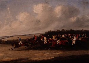 Inicio del Derby de Henry Thomas Alken