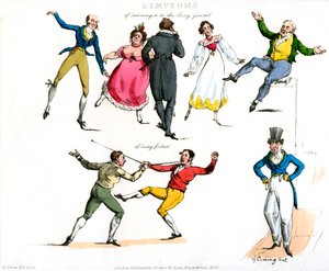 Síntomas de estar divertido, 1822 de Henry Thomas Alken