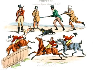 Síntomas de estar divertido, 1822 de Henry Thomas Alken