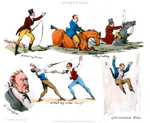 Síntomas de estar divertido, 1822 de Henry Thomas Alken