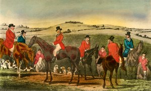 La aparición de Swell asombra a la caza de Surrey, 1838 de Henry Thomas Alken
