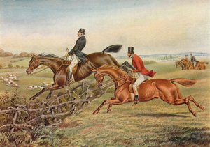 El clérigo muestra el camino, c1800, 1922 de Henry Thomas Alken